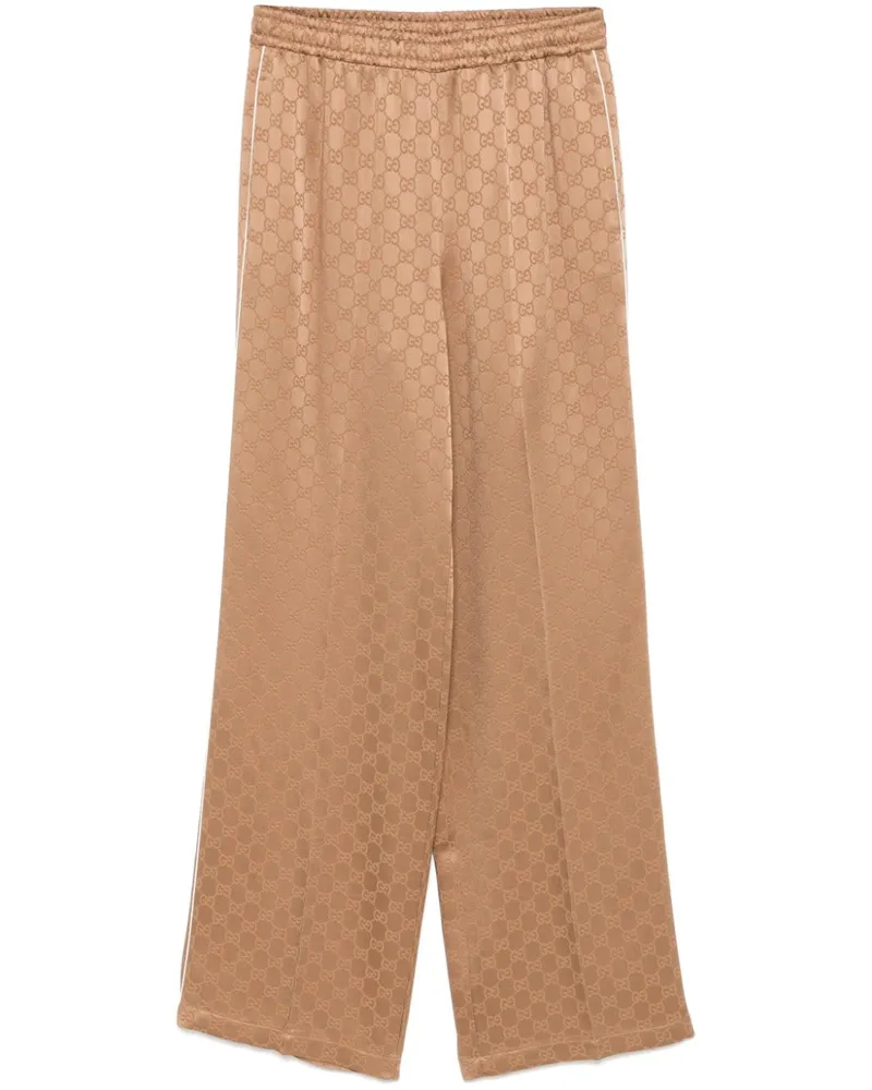 Gucci Jogginghose mit GG-Jacquardmuster - Braun Braun