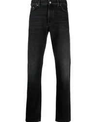 Ermenegildo Zegna Halbhohe Straight-Leg-Jeans Grau