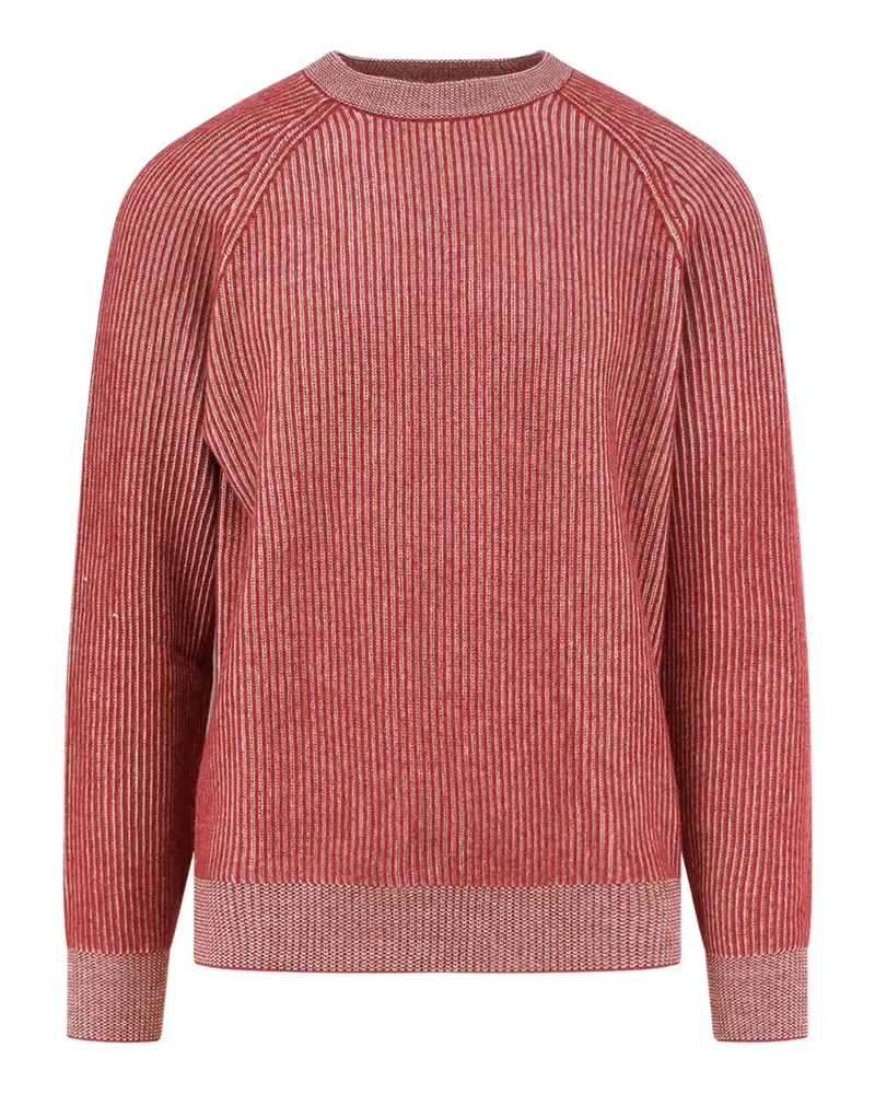 Brunello Cucinelli Gerippter Pullover - Rot Rot