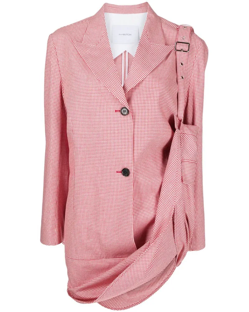 pushBUTTON Kleid mit Karomuster - Rot Rot