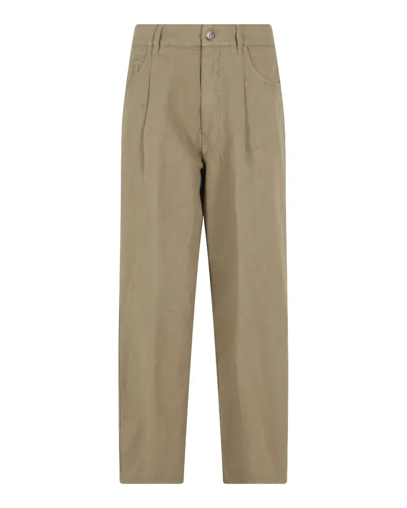 KILTIE pleated tapered trousers - Nude Nude