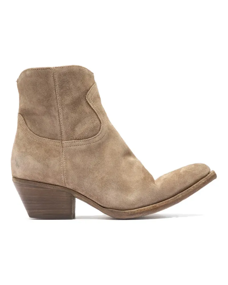 Officine Creative Italia Wanda suede boots - Nude Nude