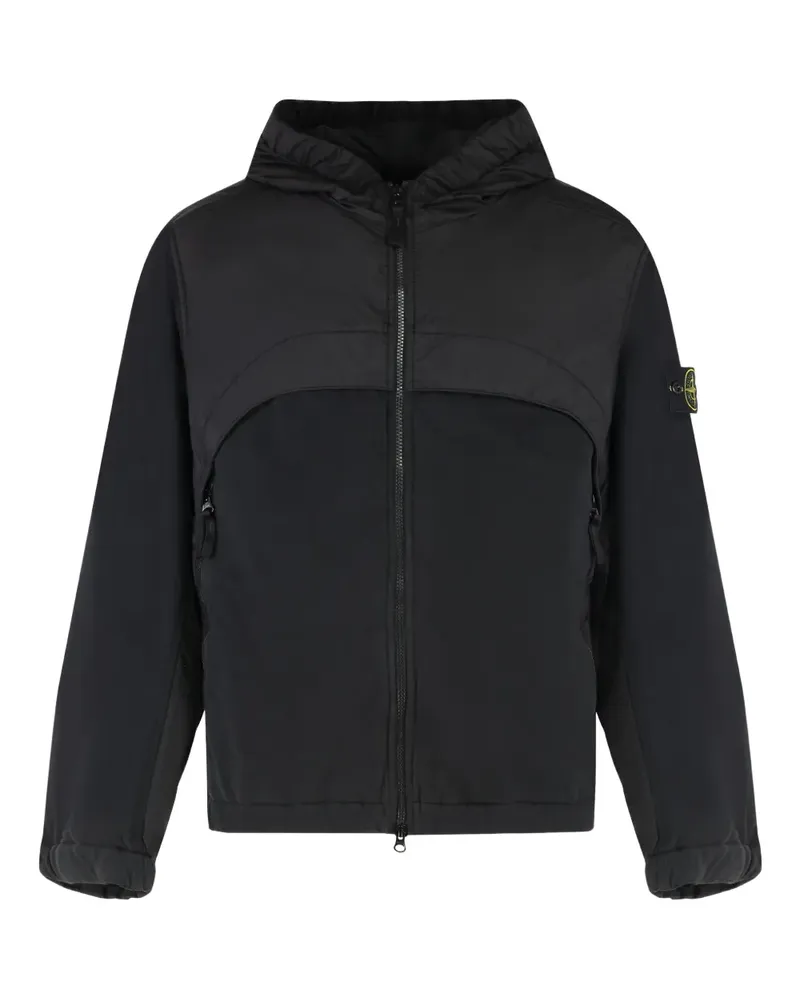Stone Island Windbreaker mit Einsätzen - Schwarz Schwarz