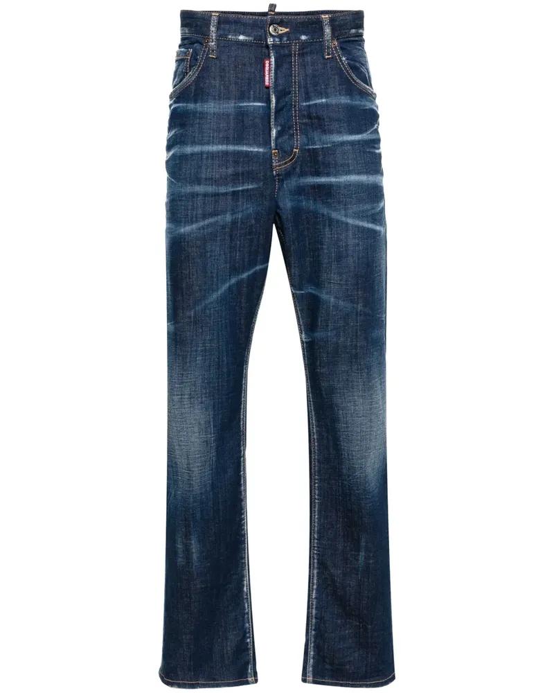 Dsquared2 Halbhohe Skinny-Jeans - Blau Blau