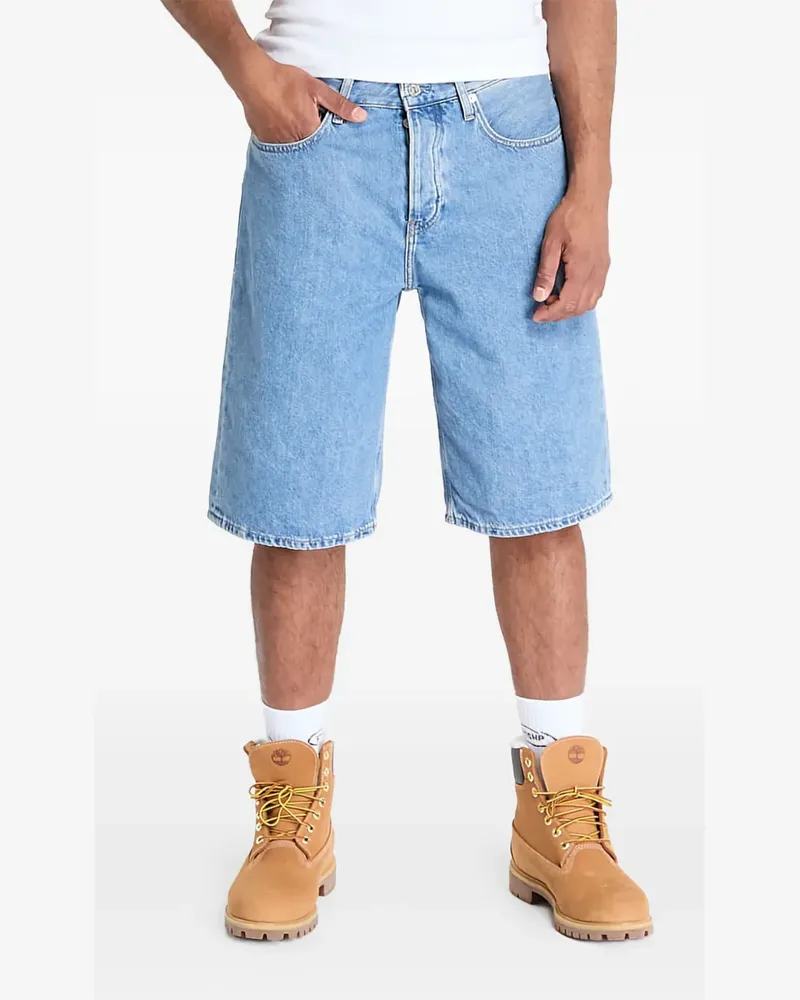 Calvin Klein Relaxed Jeans-Shorts - Blau Blau