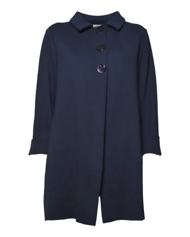 Charlott button-up collared jacket - Blau Blau