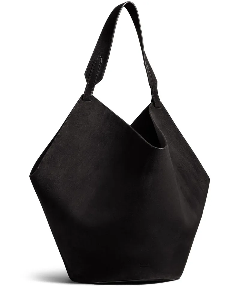 KHAITE Mittelgroße Lotus Handtasche - Schwarz Schwarz