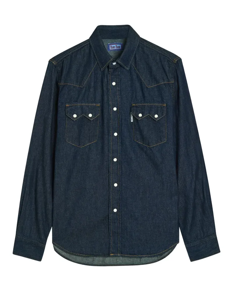 Blue Blue Japan western-yoke denim shirt - Blau Blau