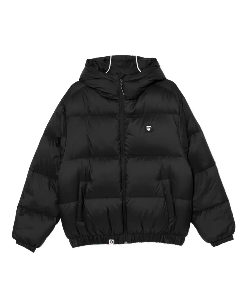 BAPE Jacke mit Logo-Patch - Schwarz Schwarz