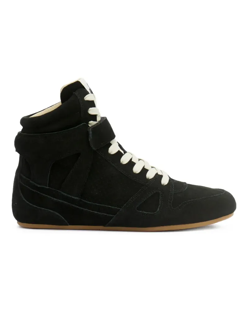 Isabel Marant Senny high leather sneakers - Schwarz Schwarz