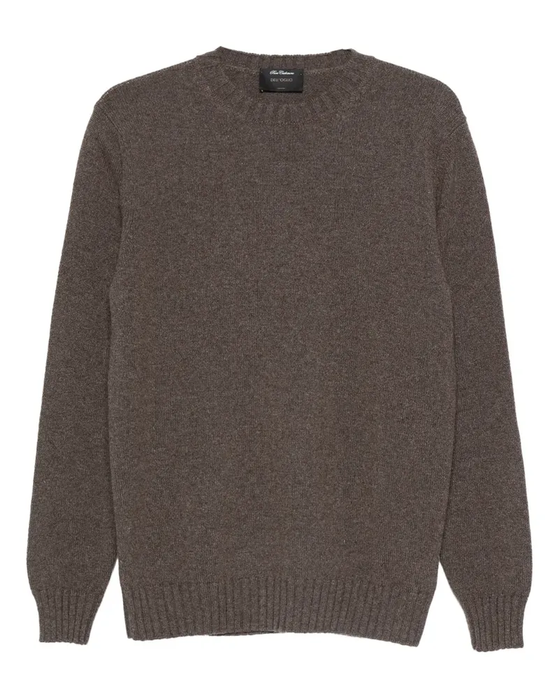 Dell'oglio Gerippter Pullover - Braun Braun