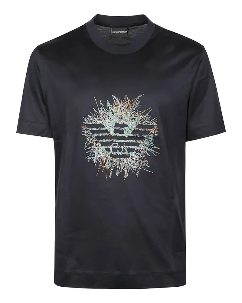 Emporio Armani graphic T-shirt - Blau Blau