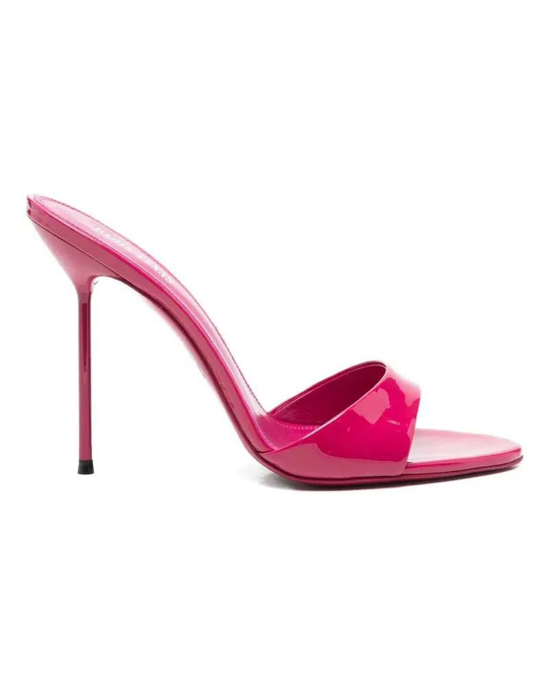 Paris Texas Lidia patent-finish stiletto sandals - Rosa Rosa