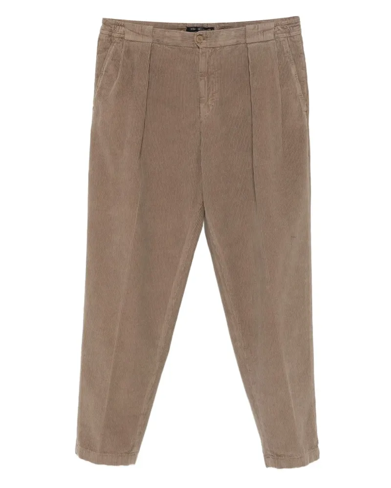 Briglia 1949 Cropped-Hose aus Cord - Braun Braun
