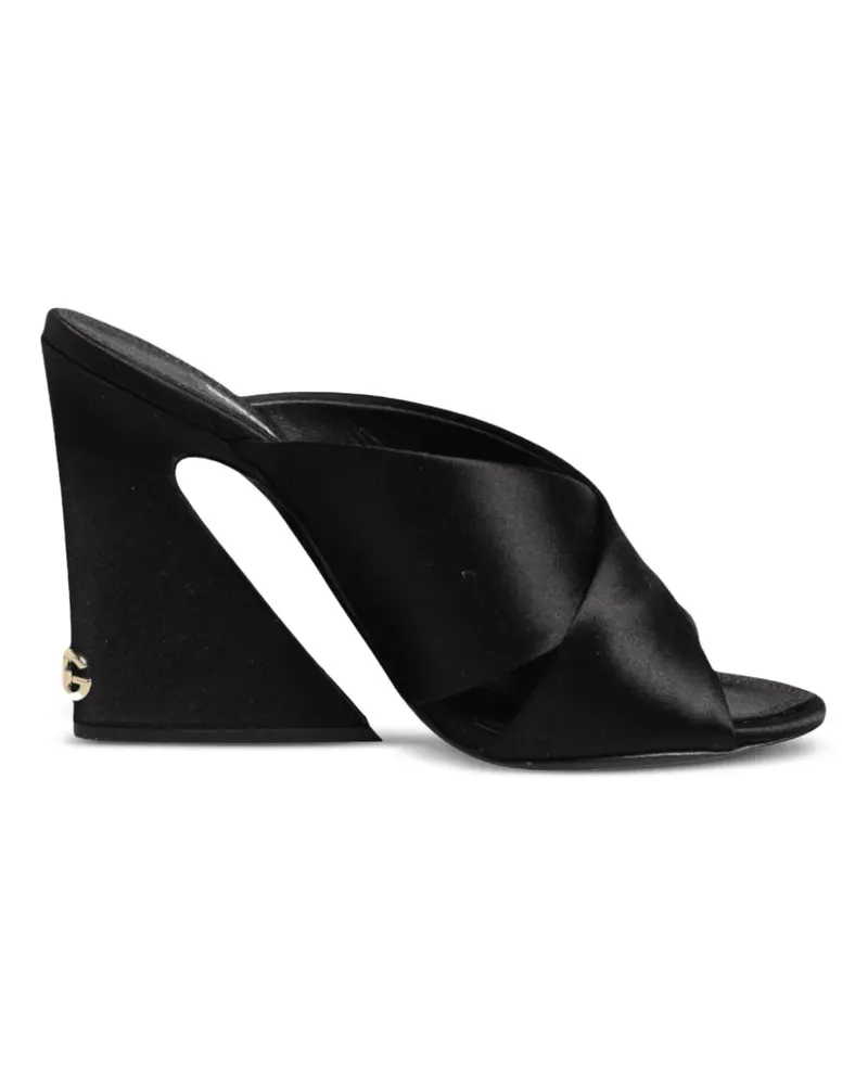 Dolce & Gabbana Keira Sandalen mit Design-Absatz - Schwarz Schwarz