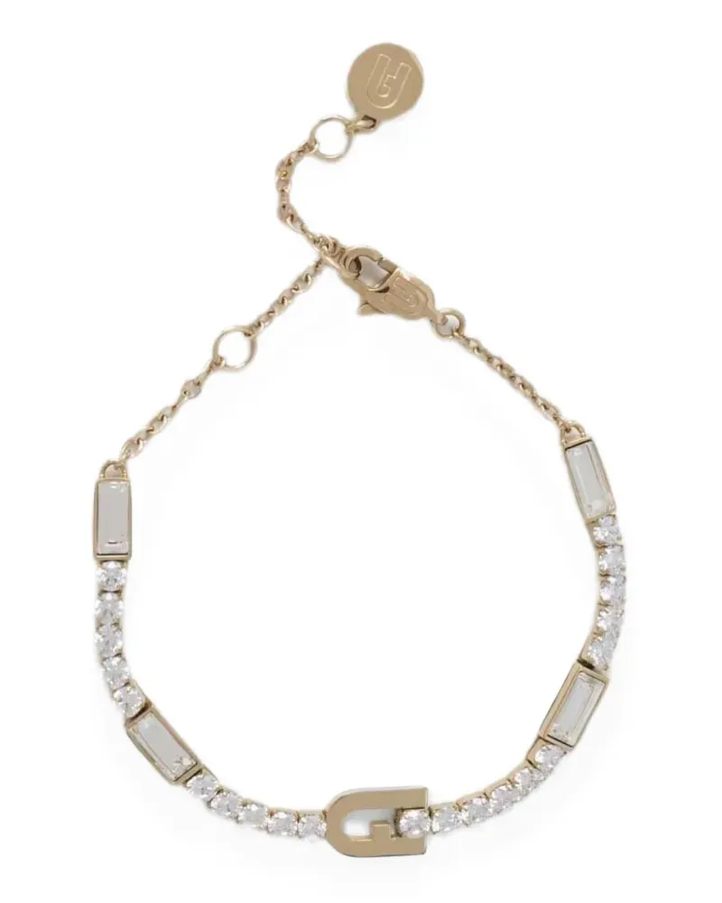 Furla logo-charm bracelet - Gold Gold