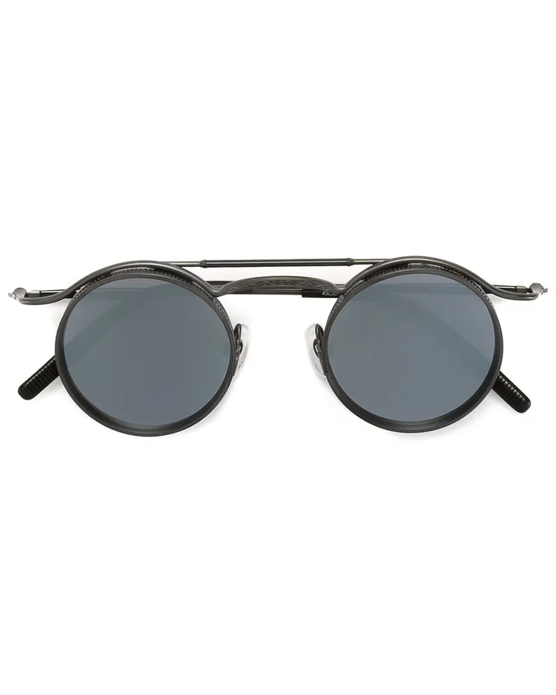 MATSUDA Sonnenbrille mit rundem Gestell - Metallic Metallic