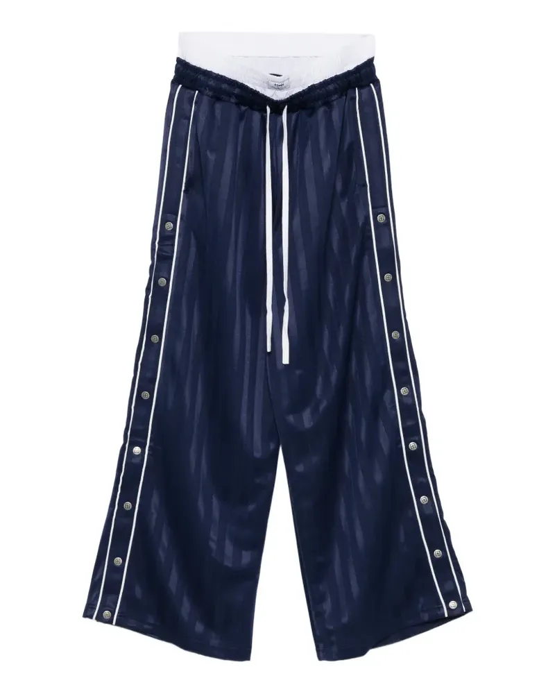 ksubi button-detail track pants - Blau Blau