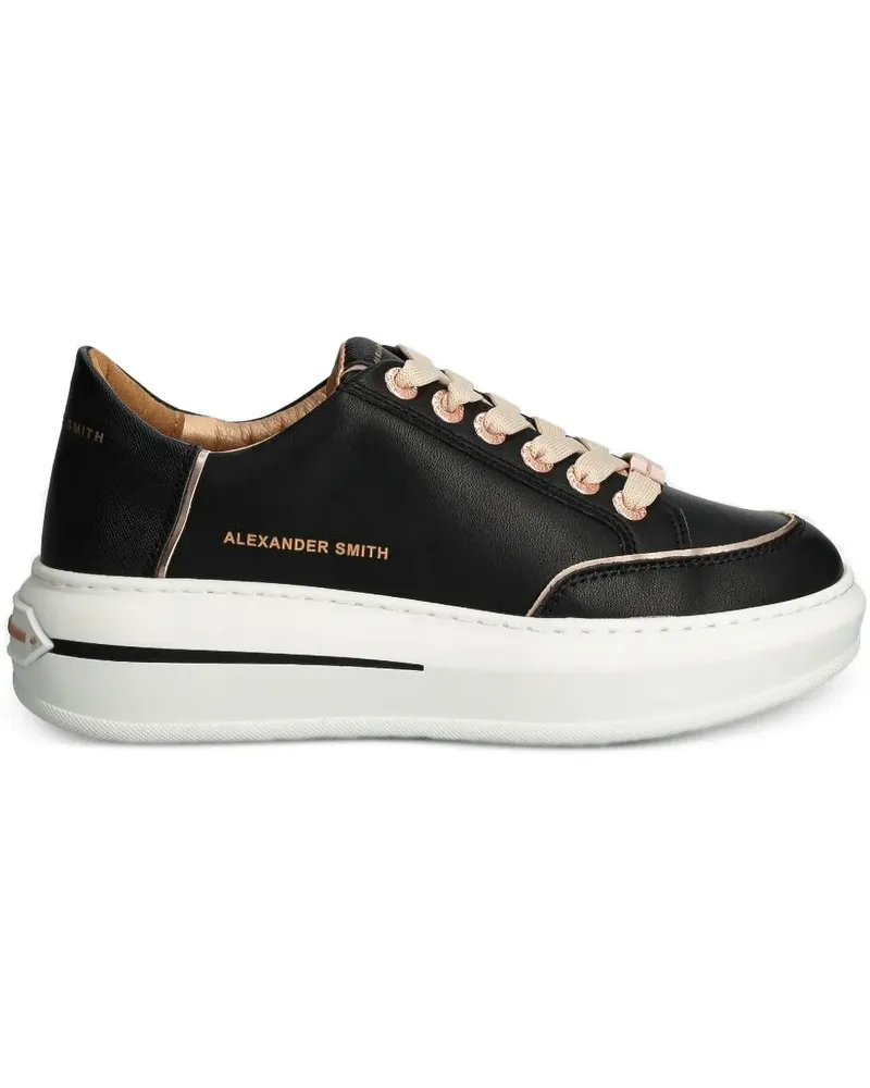 Alexander Smith Lancaster Sneakers mit Plateau - Schwarz Schwarz