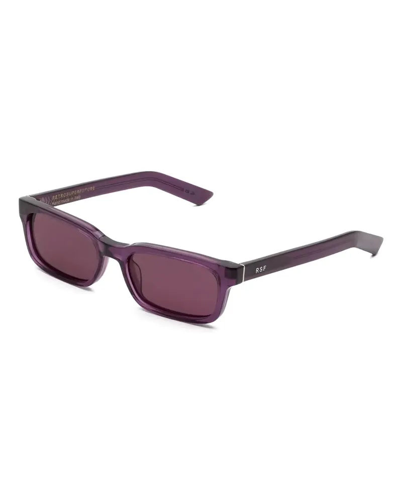 RETROSUPERFUTURE Gesto Melanzana Sonnenbrille mit eckigem Gestell - Violett Violett