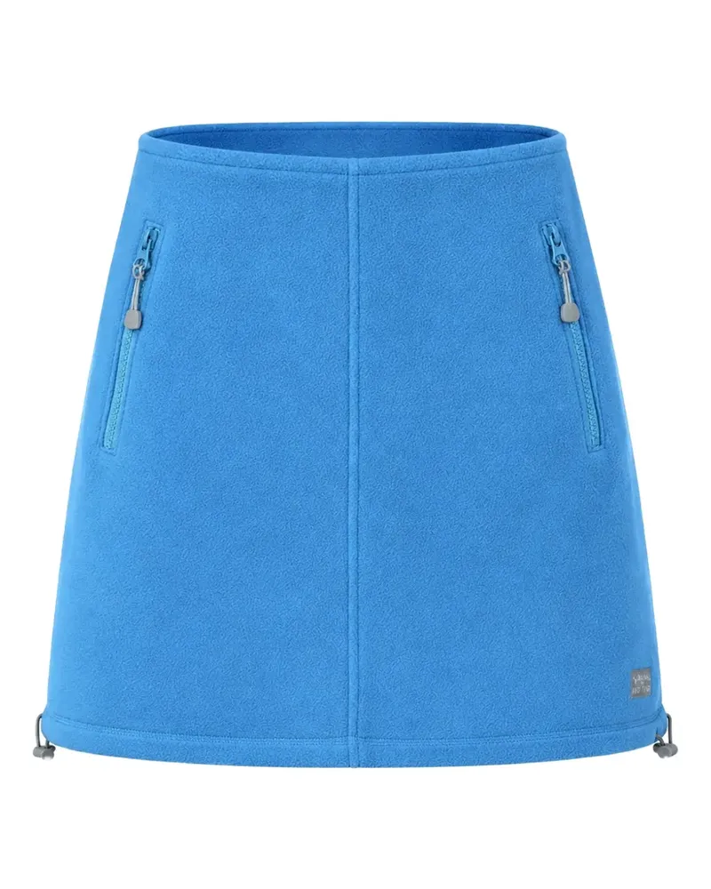 Sandy Liang Polar Rock mit Reißverschluss - Blau Blau