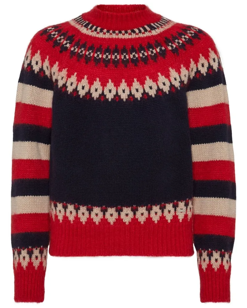 Dsquared2 Pullover mit Intarsienmuster - Blau Blau