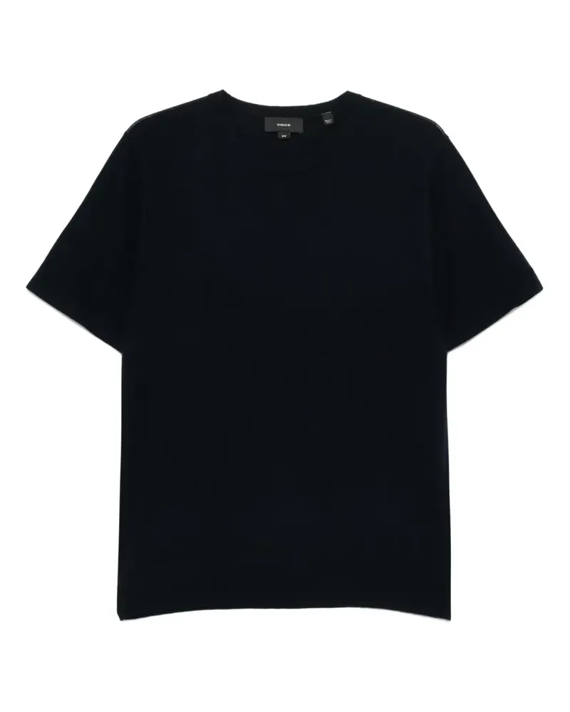 Vince Gestricktes T-Shirt - Blau Blau
