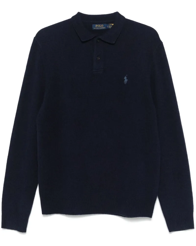 Ralph Lauren Gestricktes Poloshirt - Blau Blau