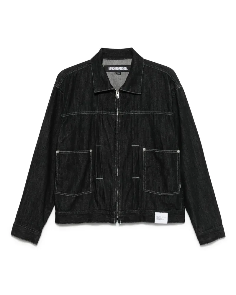 Neighborhood Jacke aus Baumwolle - Schwarz Schwarz