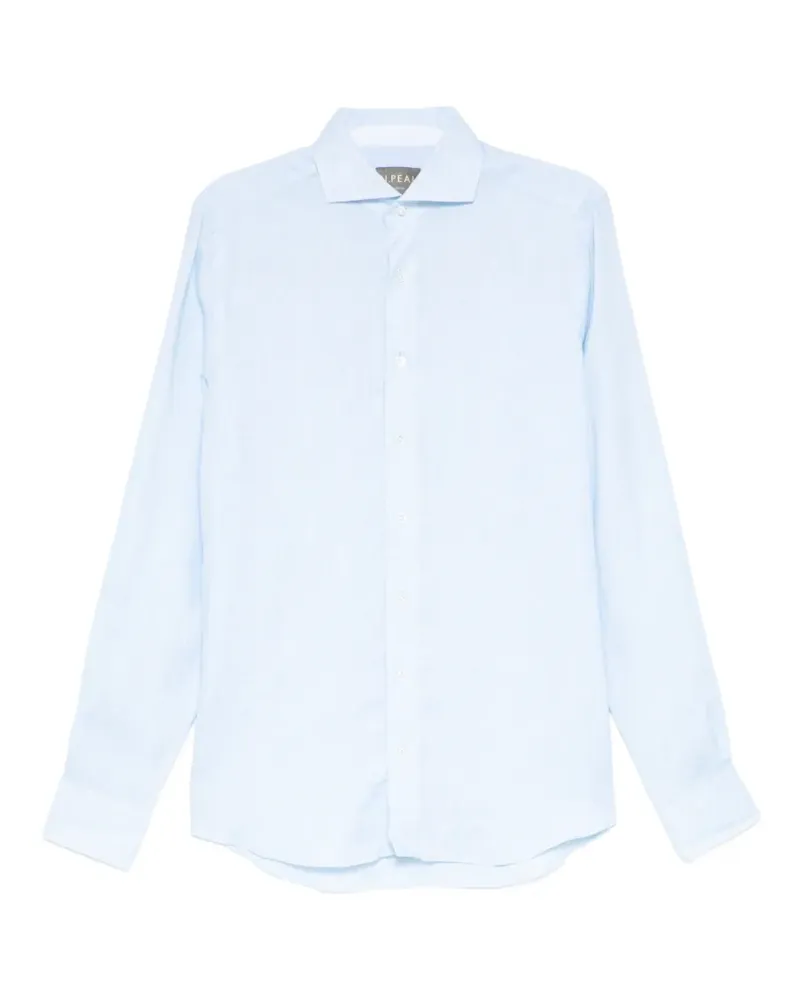 N.Peal Klassisches Hemd - Blau Blau