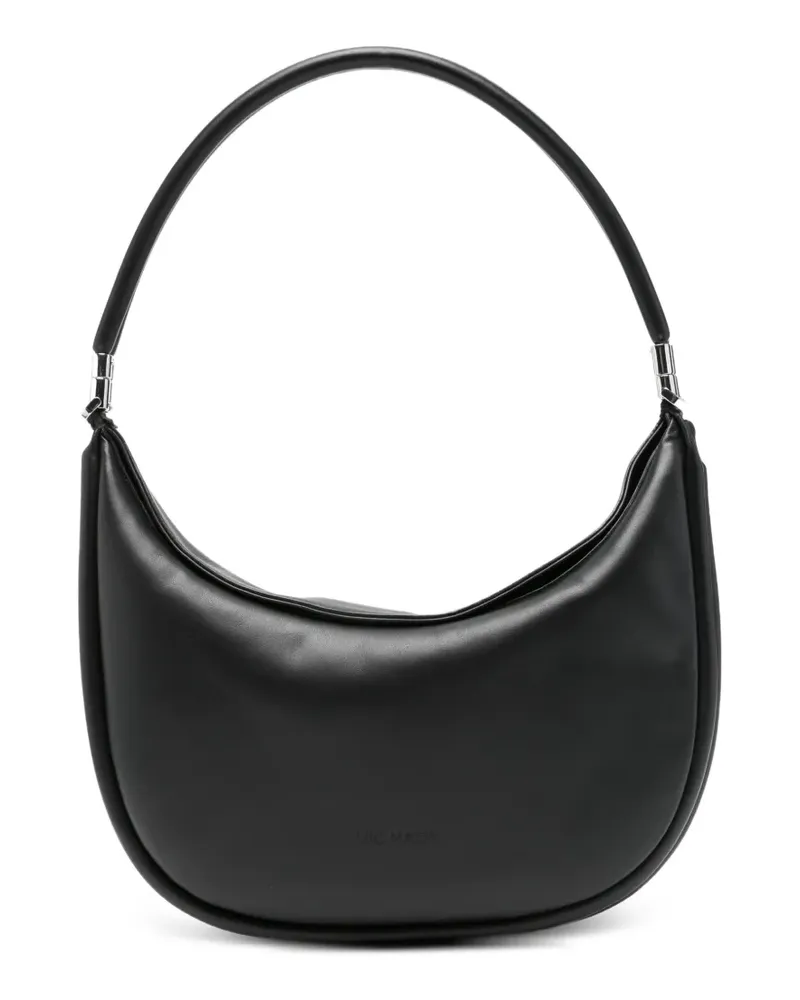 Vic Matié crescent-shaped leather shoulder bag - Schwarz Schwarz