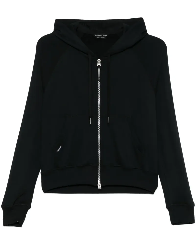Tom Ford Kapuzenjacke mit Reißverschluss - Schwarz Schwarz