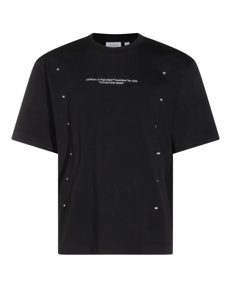 OFF-WHITE graphic-print T-shirt - Schwarz Schwarz