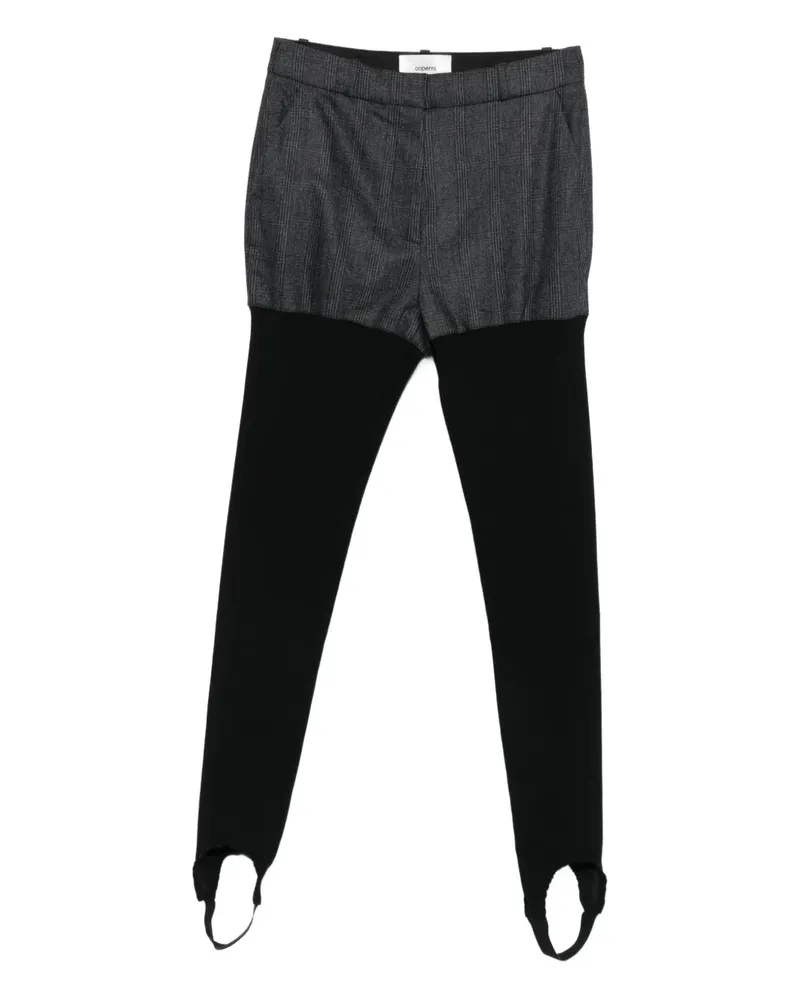 COPERNI Hose im Layering-Look - Schwarz Schwarz