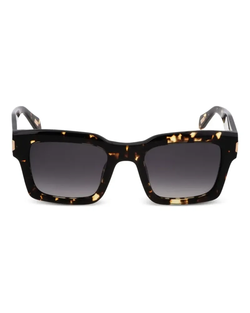 Just Cavalli tortoiseshell square-frame sunglasses - Braun Braun