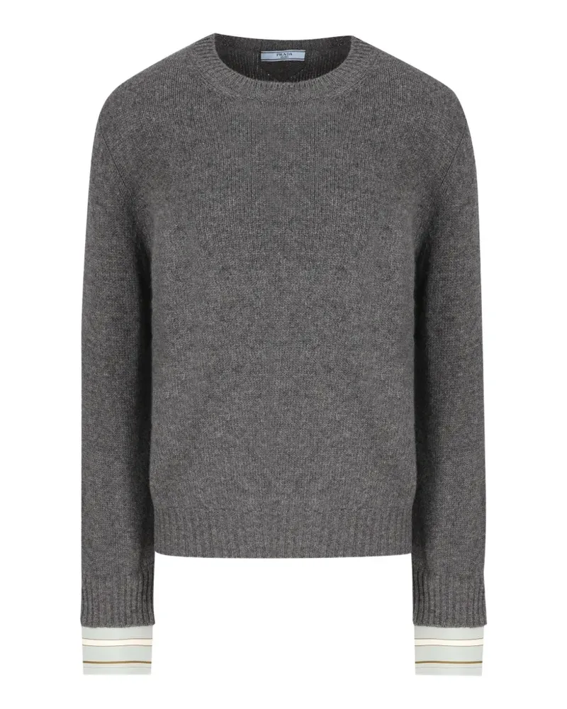 Prada Pullover aus Wolle und Kaschmir - Grau Grau