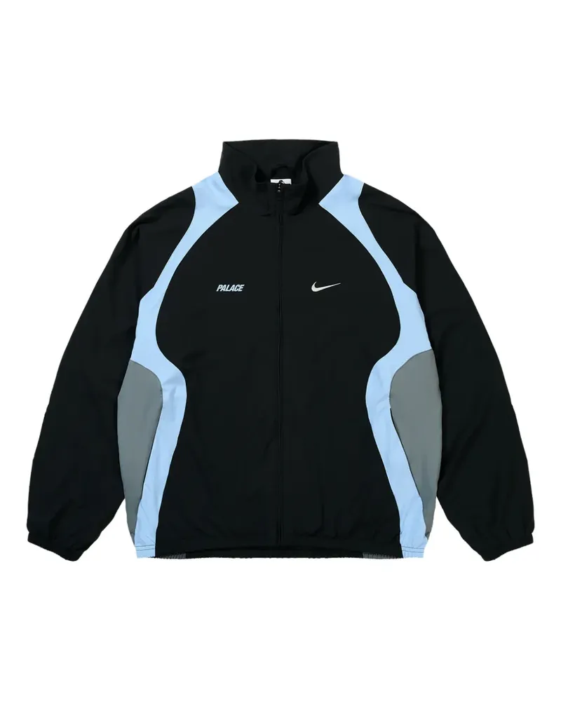 PALACE x Nike panelled track jacket - Schwarz Schwarz