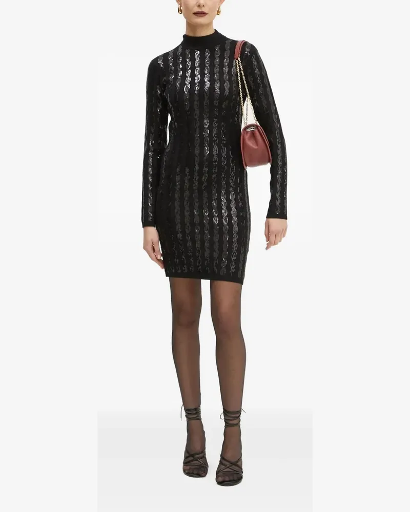 Guess Minikleid mit Pailletten - Schwarz Schwarz
