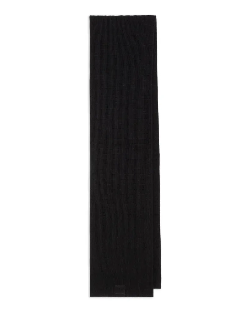 Dolce & Gabbana Gerippter Strickschal - Schwarz Schwarz