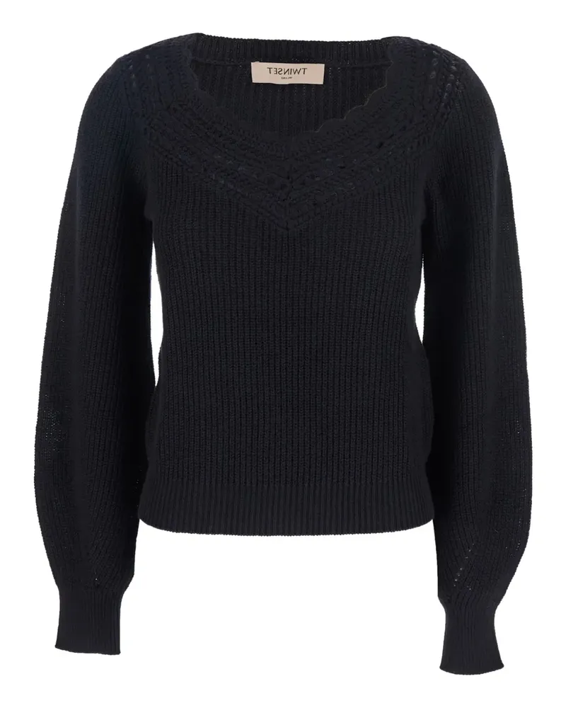 Twin-Set ribbed sweater - Schwarz Schwarz
