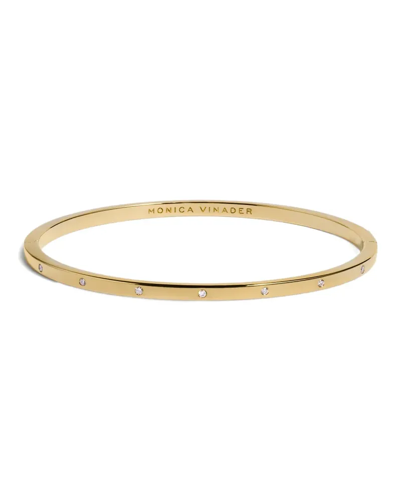 Monica Vinader Essential diamond bracelet - Gold Gold