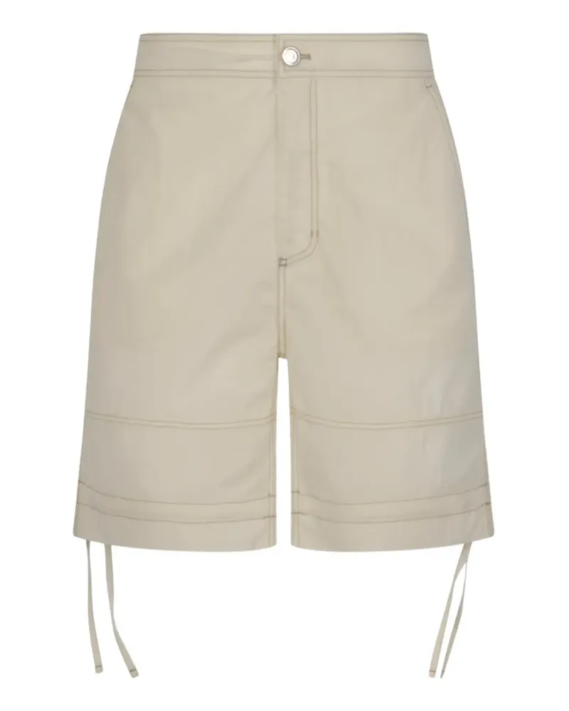 AMI Paris pocket tie shorts - Nude Nude