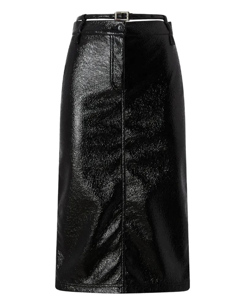Pinko Midirock mit Gürtel - Schwarz Schwarz