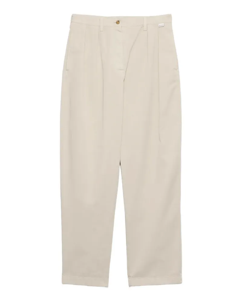 Prada old gabardine pants - Nude Nude