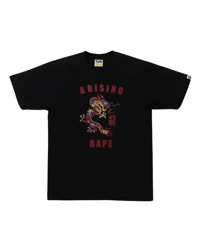 BAPE dragon-print T-shirt - Schwarz Schwarz