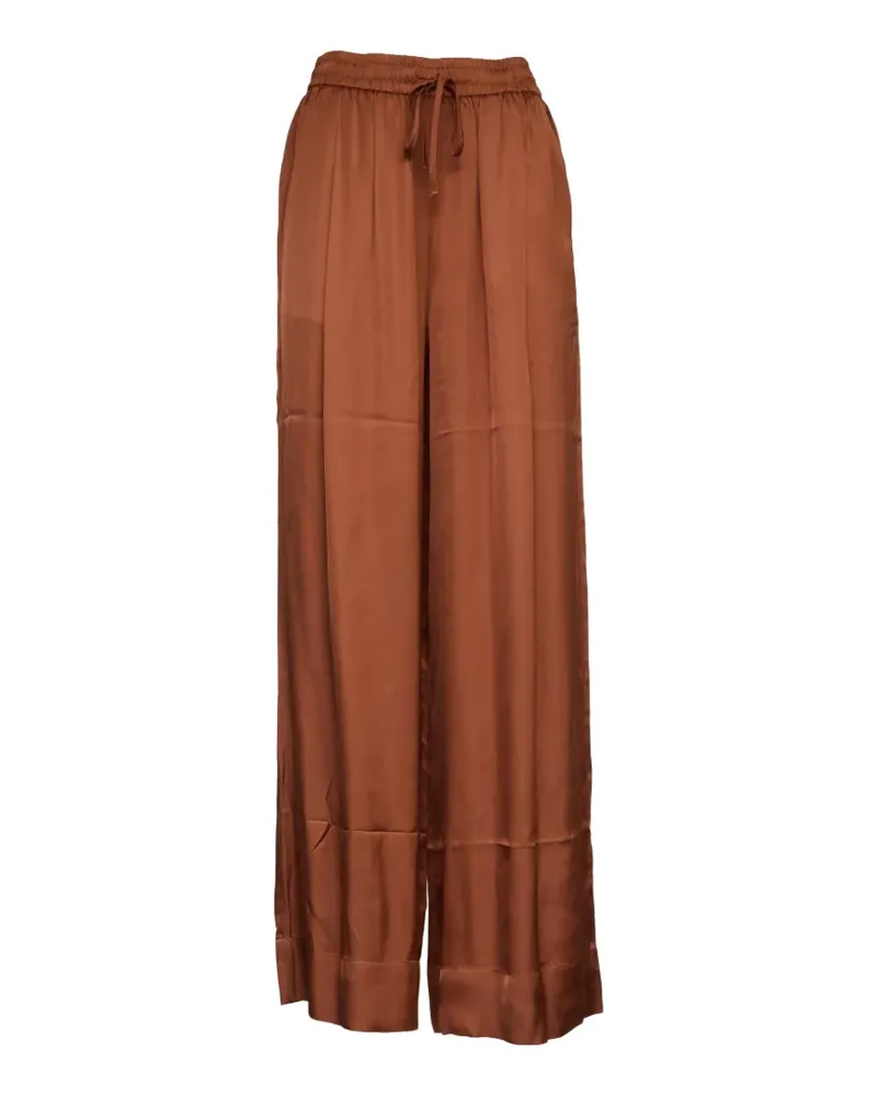 Essentiel drawstring wide leg trousers - Braun Braun