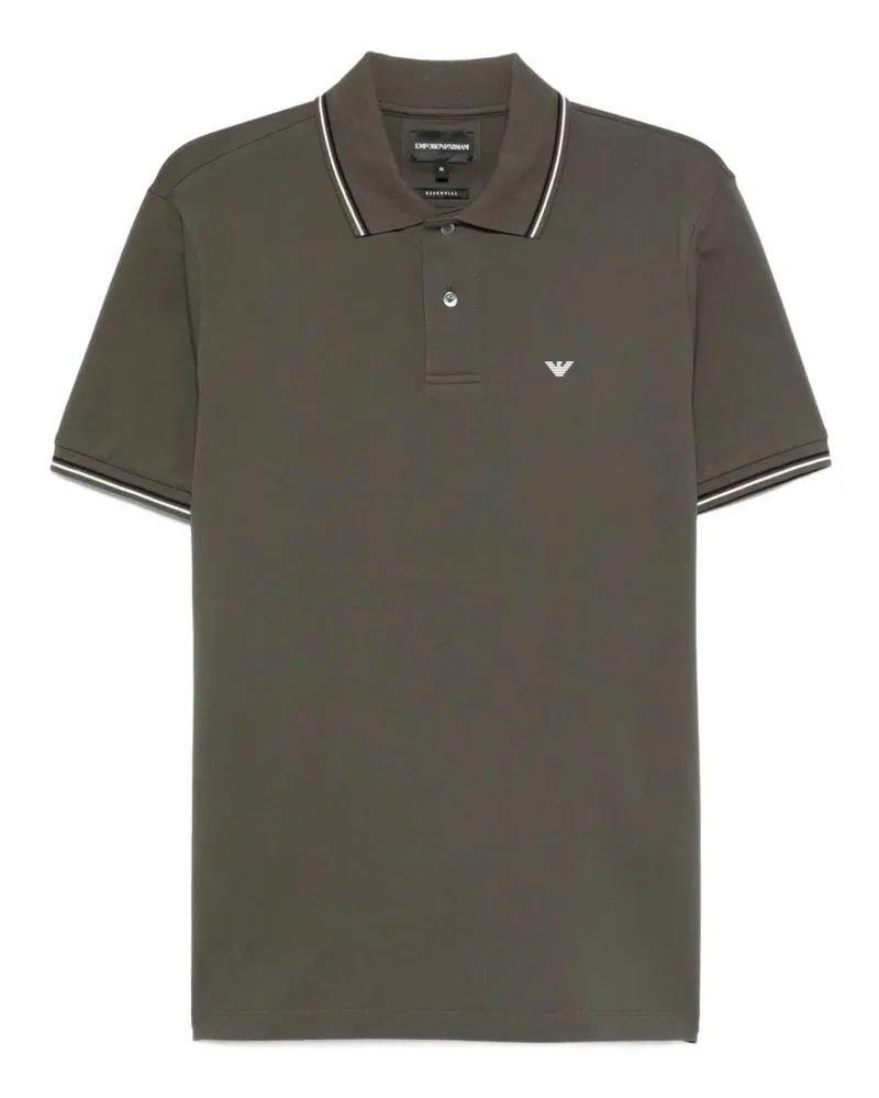 Emporio Armani Poloshirt mit Logo - Grün Grün