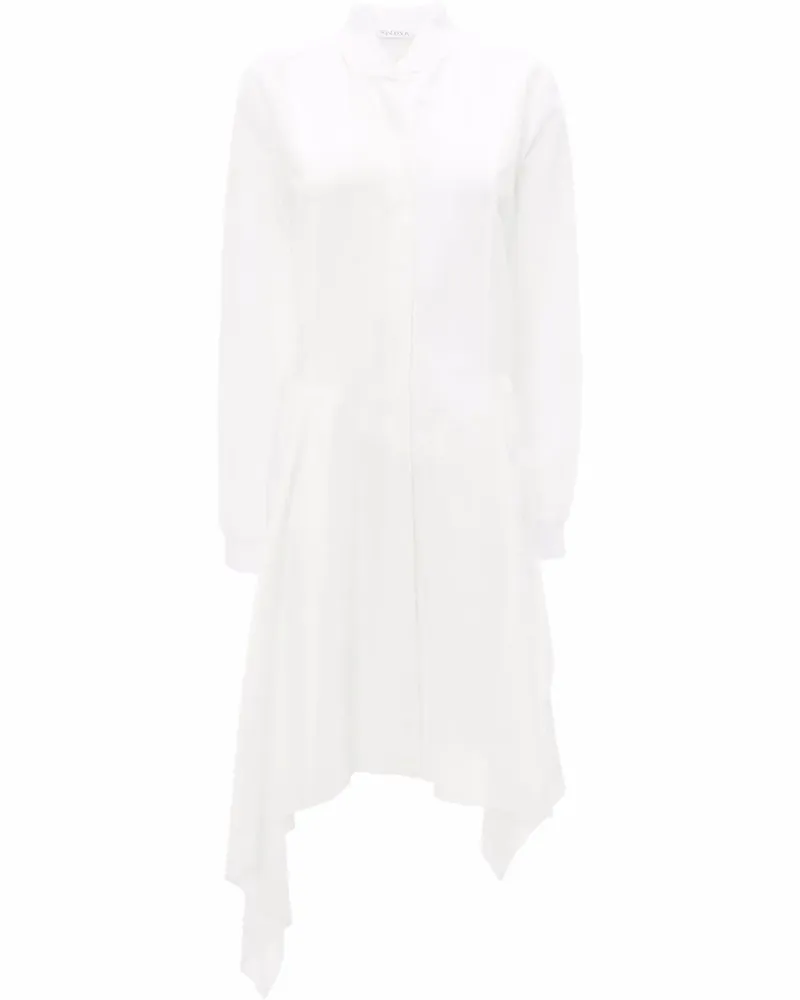 J.W.Anderson Hemdkleid im Bomber-Look - Weiß Weiß
