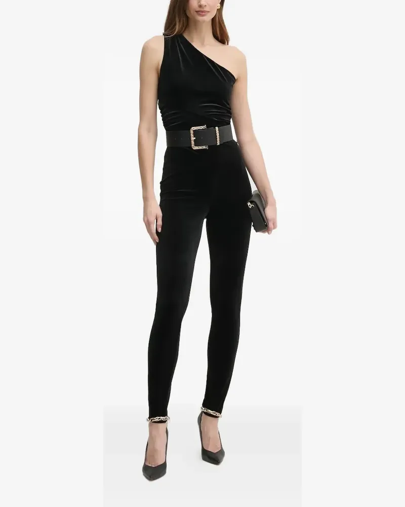 Guess One-Shoulder-Jumpsuit - Schwarz Schwarz