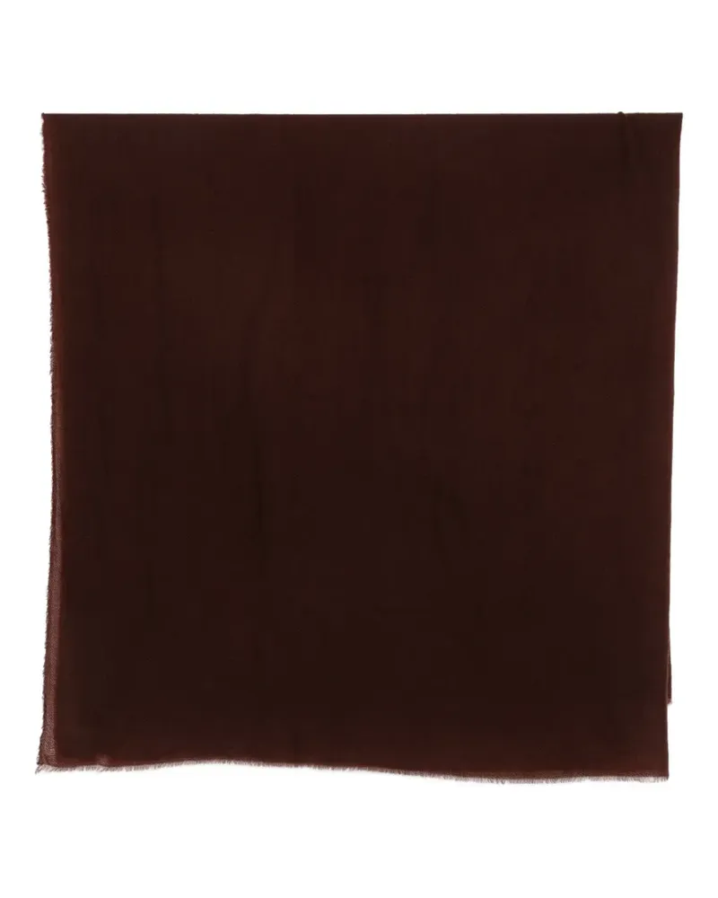 Faliero Sarti frayed-edge scarf - Braun Braun